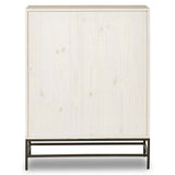 Trey Bar Cabinet, Dove Poplar-Furniture - Storage-High Fashion Home