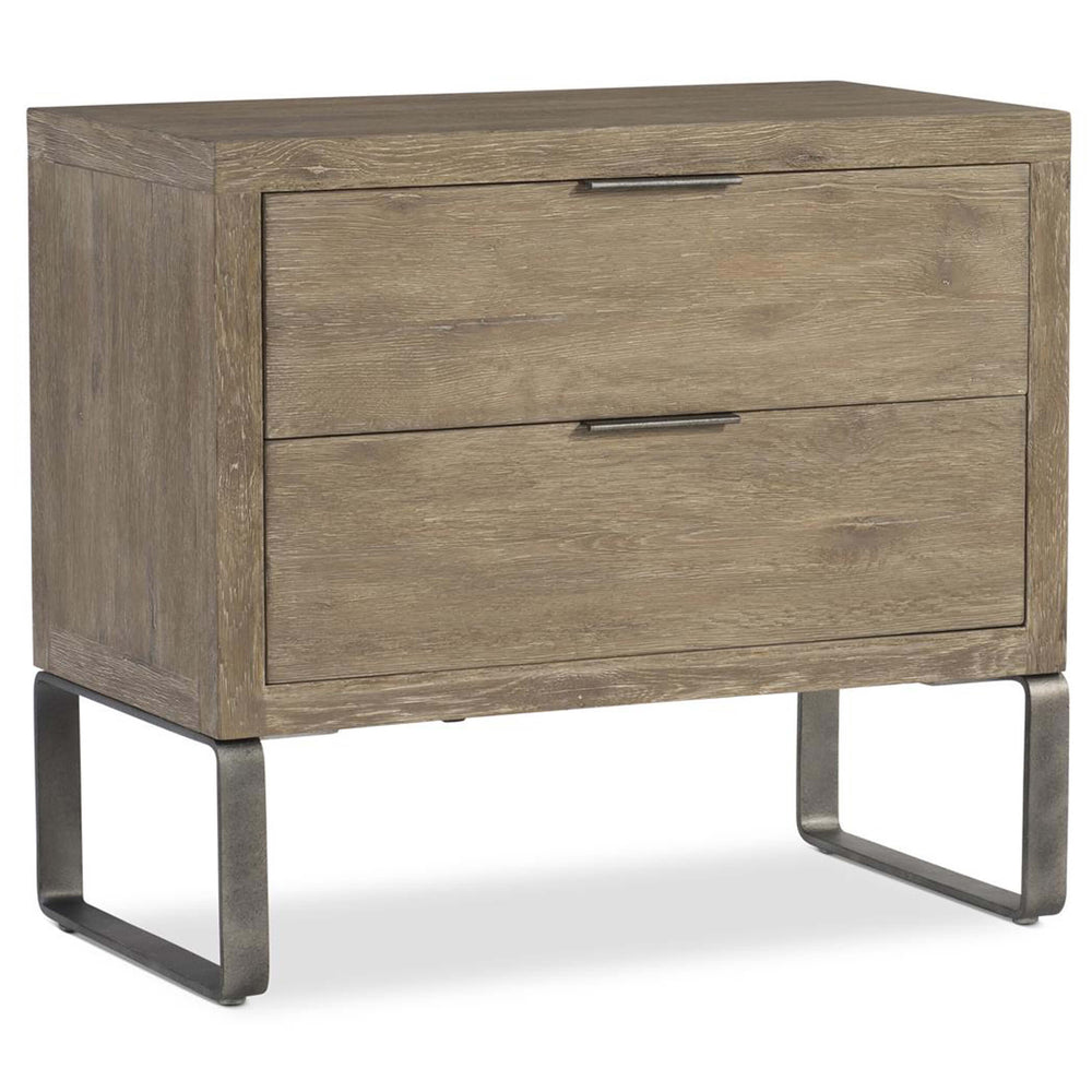 Tribeca 2 Drawer Nightstand, Aurum-Furniture - Bedroom-High Fashion Home