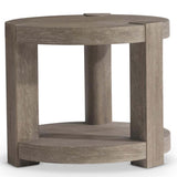 Tribeca Round Side Table, Aurum-Furniture - Accent Tables-High Fashion Home