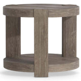 Tribeca Round Side Table, Aurum-Furniture - Accent Tables-High Fashion Home