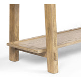 Trinity Console Table, Distressed Light Oak-Furniture - Accent Tables-High Fashion Home