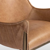 Truman Leather Desk Chair, Conroe Drift-Furniture - Office-High Fashion Home