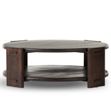 Two Tier Coffee Table, Matte Brown