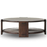 Two Tier Coffee Table, Matte Brown