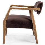 Tyler Arm Chair, Surrey Cocoa-Furniture - Chairs-High Fashion Home