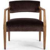 Tyler Arm Chair, Surrey Cocoa-Furniture - Chairs-High Fashion Home