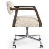 Tyler Desk Chair, Solema Cream-Furniture - Office-High Fashion Home