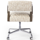 Tyler Desk Chair, Solema Cream-Furniture - Office-High Fashion Home