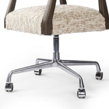 Tyler Desk Chair, Solema Cream-Furniture - Office-High Fashion Home