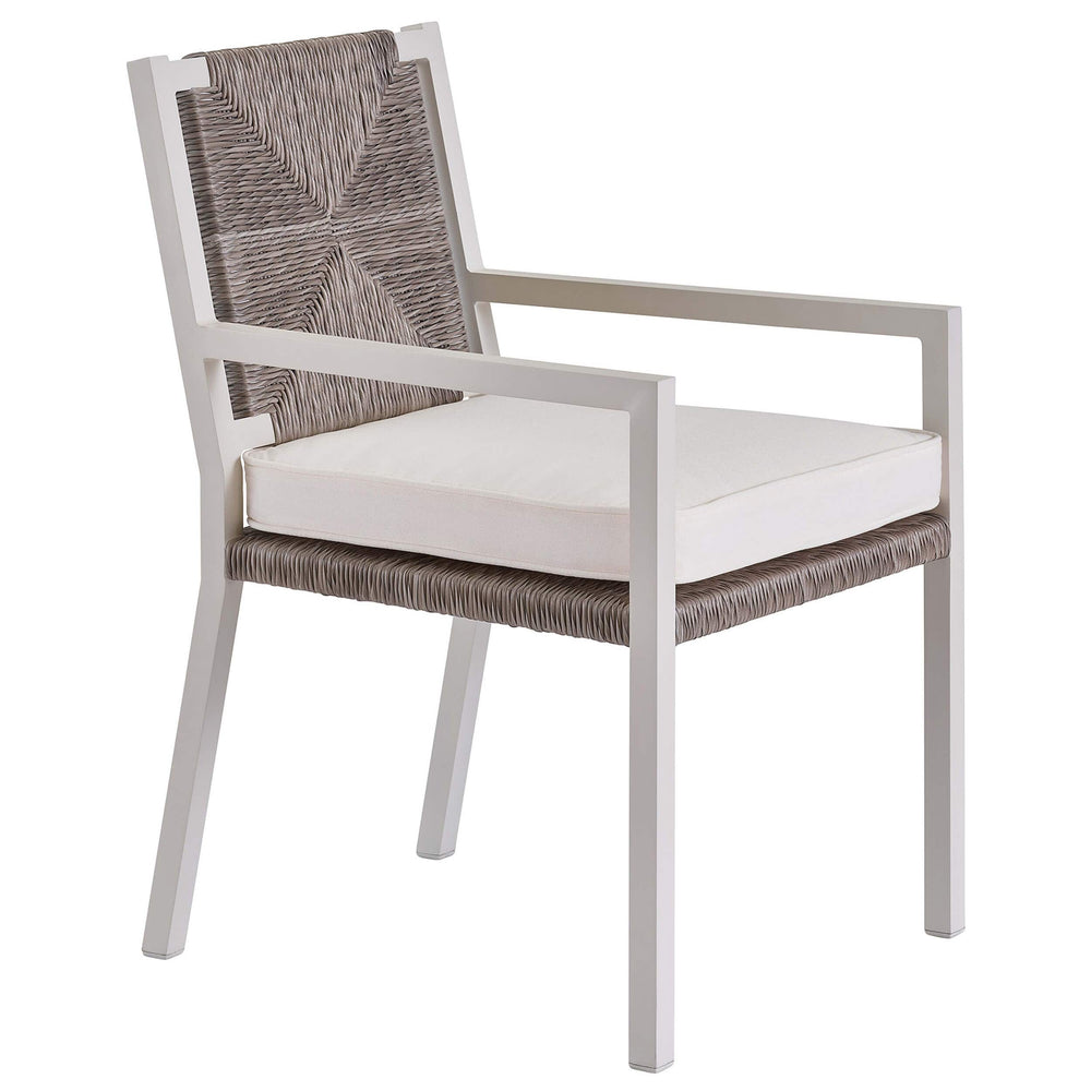 Tybee Outdoor Dining Chair, Wicker Greige, Set of 2-Furniture - Dining-High Fashion Home