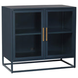 Santorini Short Metal Cabinet-Furniture - Storage-High Fashion Home