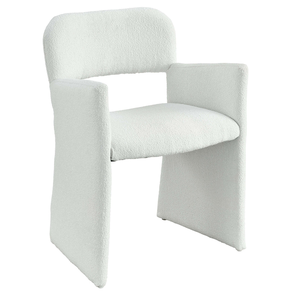 Morel Arm Chair, Canberra Ivory-Furniture - Chairs-High Fashion Home