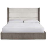 Morada Bed, Crossover Sand White-Furniture - Bedroom-High Fashion Home