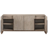 Pescadero Credenza, Weathered Oak-Furniture - Storage-High Fashion Home