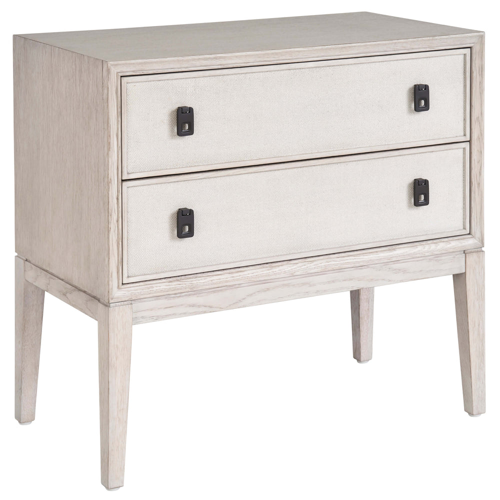 Presley Nightstand, Rolling Fog-Furniture - Bedroom-High Fashion Home