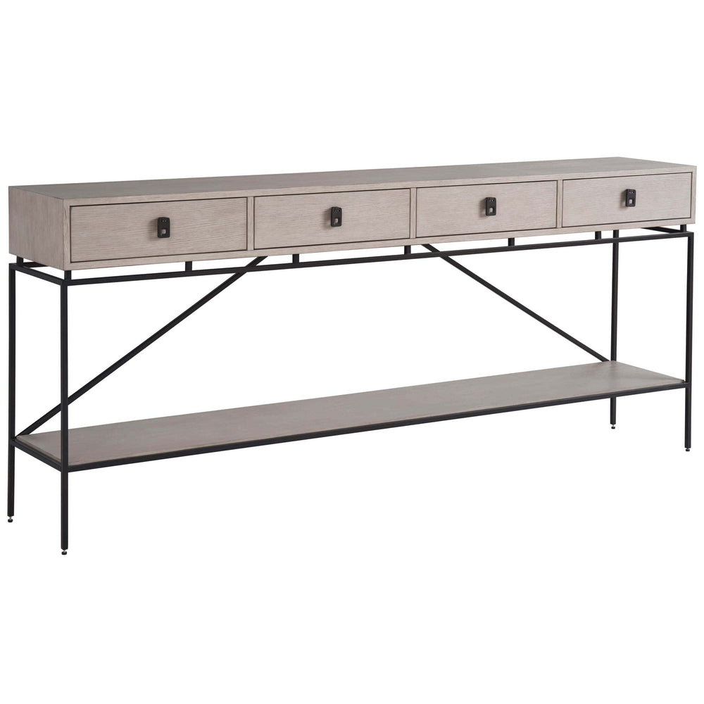 Barber Console, Rolling Fog-Furniture - Accent Tables-High Fashion Home