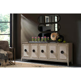 Coalesce Entertainment Credenza, Rolling Fog-Furniture - Storage-High Fashion Home