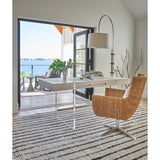 Cabo Writing Desk, White Sand-Furniture - Office-High Fashion Home