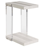 St. Kitts Accent Table, White Sand-Furniture - Accent Tables-High Fashion Home