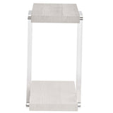 St. Kitts Accent Table, White Sand-Furniture - Accent Tables-High Fashion Home