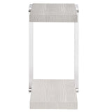 St. Kitts Accent Table, White Sand-Furniture - Accent Tables-High Fashion Home