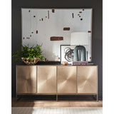 Fusion Credenza, Aged Brass-Furniture - Storage-High Fashion Home