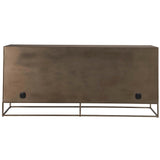 Fusion Credenza, Aged Brass-Furniture - Storage-High Fashion Home