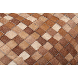 Bradley Lumbar Pillow, Brown Hide-High Fashion Home