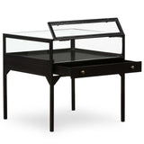 Shadow Box End Table, Black