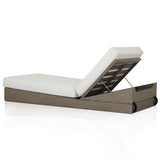 V Outdoor Chaise, Alessi Linen/Washed Brown