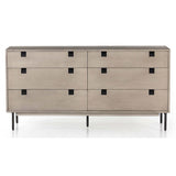 Carly 6 Drawer Dresser, Grey Wash-Furniture - Storage-High Fashion Home