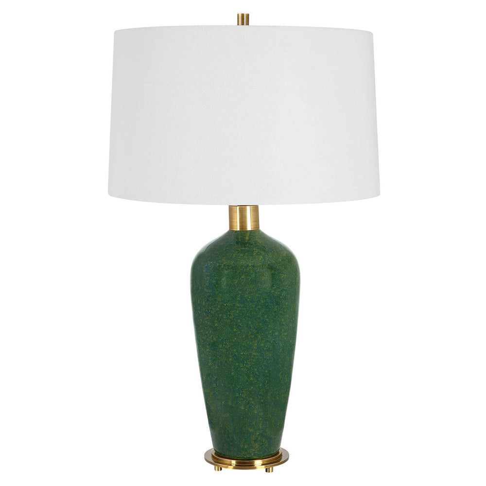 Verdell Table Lamp, Mossy Green-Lighting-High Fashion Home