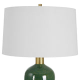 Verdell Table Lamp, Mossy Green-Lighting-High Fashion Home