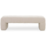 Verity Bench, Oatmeal-Furniture - Benches-High Fashion Home