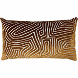 Vertigo Lumbar Pillow, Rust