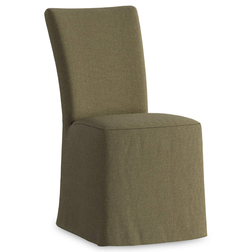 Vista Slipcovered Dining Chair, Broadway Olive, Set of 2-Furniture - Dining-High Fashion Home