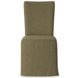 Vista Slipcovered Dining Chair, Broadway Olive, Set of 2-Furniture - Dining-High Fashion Home