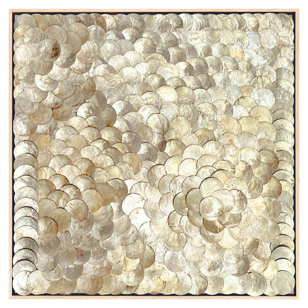 Laguna Disc Wall Art, Ivory