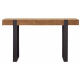 Burke Console Table, Natural-Furniture - Accent Tables-High Fashion Home