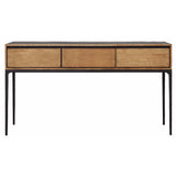 Cabot Console Table, Natural-Furniture - Accent Tables-High Fashion Home