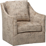 Walter Swivel Chair, Amira Oat-Furniture - Chairs-High Fashion Home