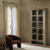 Warby Cabinet, Worn Oak-High Fashion Home