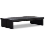 Warby Coffee Table, Worn Black