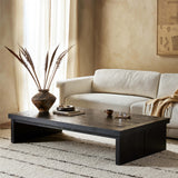 Warby Coffee Table, Worn Black