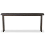 Warby Console Table, Worn Black Oak