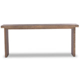 Warby Console Table, Worn Oak