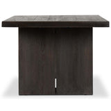 Warby Dining Table, Worn Black Oak