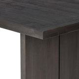 Warby Dining Table, Worn Black Oak