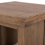 Warby End Table, Worn Oak