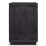 Warby Media Console, Worn Black-High Fashion Home